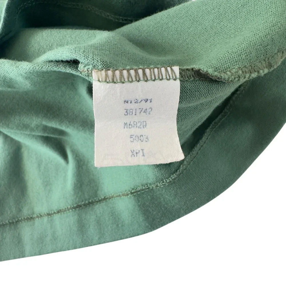 Vintage Vintage Cross Creek USA Cotton Mock Neck Top | 90s Minimal | L‎